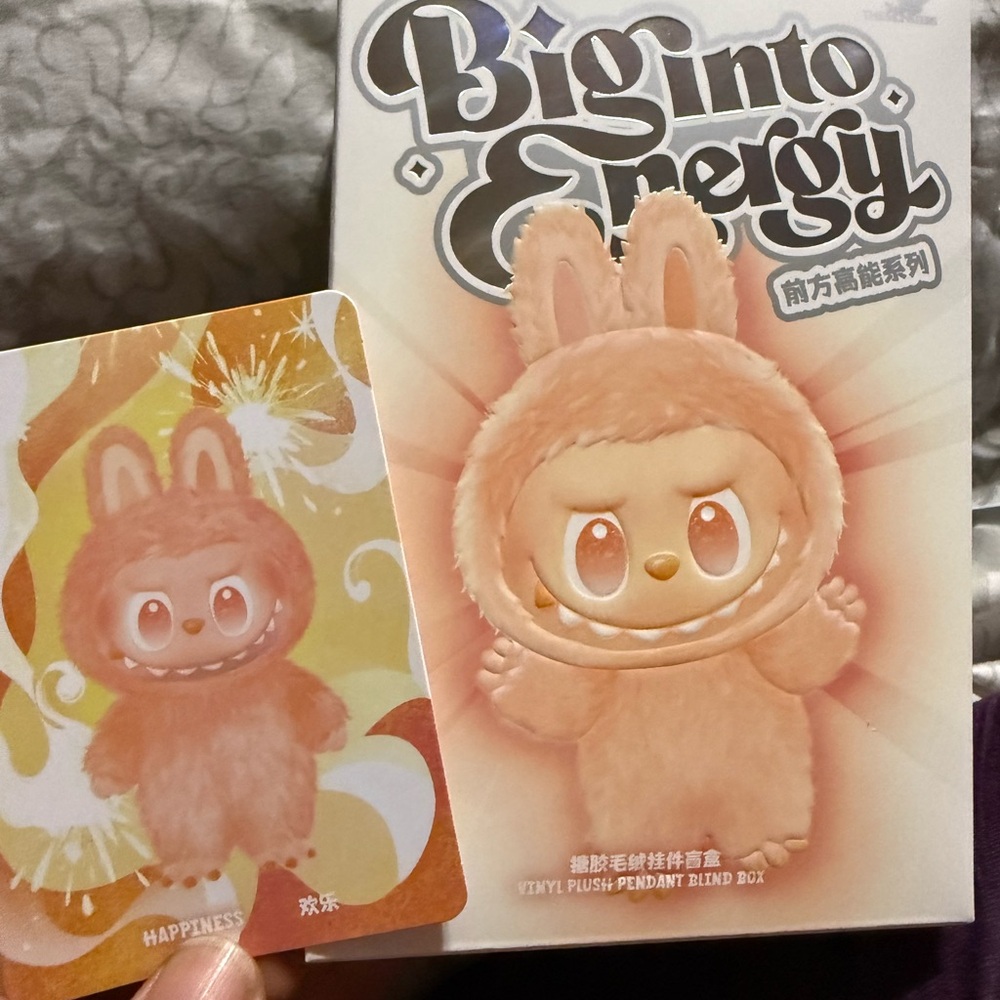 NEW IN BOX LABUBU FROM POP MART - HAPPINESS
